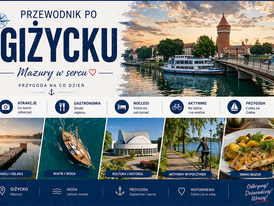 Giżycko – odkryj najpiękniejsze atrakcje Mazur