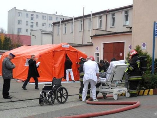Kwidzyn – pożar i ewakuacja szpitala – ćwiczenia 