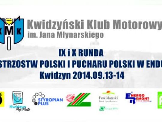 Kwidzyński Klub Motorowy dziękuje sponsorom.