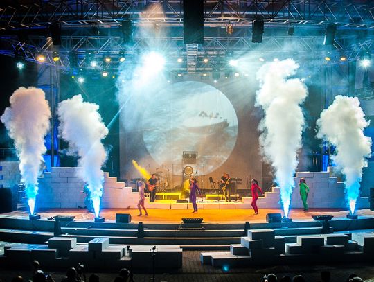 Muzyka Pink Floyd w blasku księżyca - koncert w Kwidzynie. 