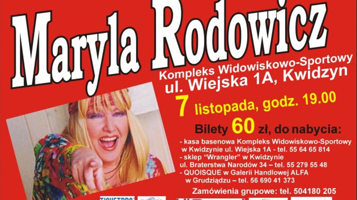Maryla Rodowicz w Kwidzynie