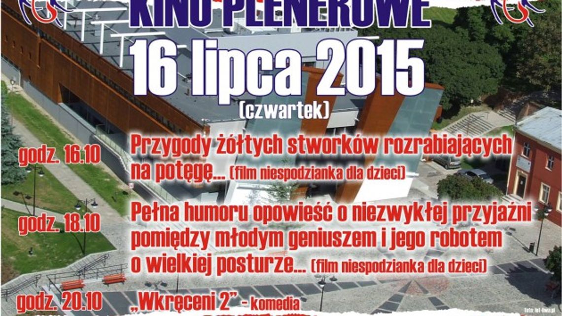 Rusza wakacyjne kino plenerowe