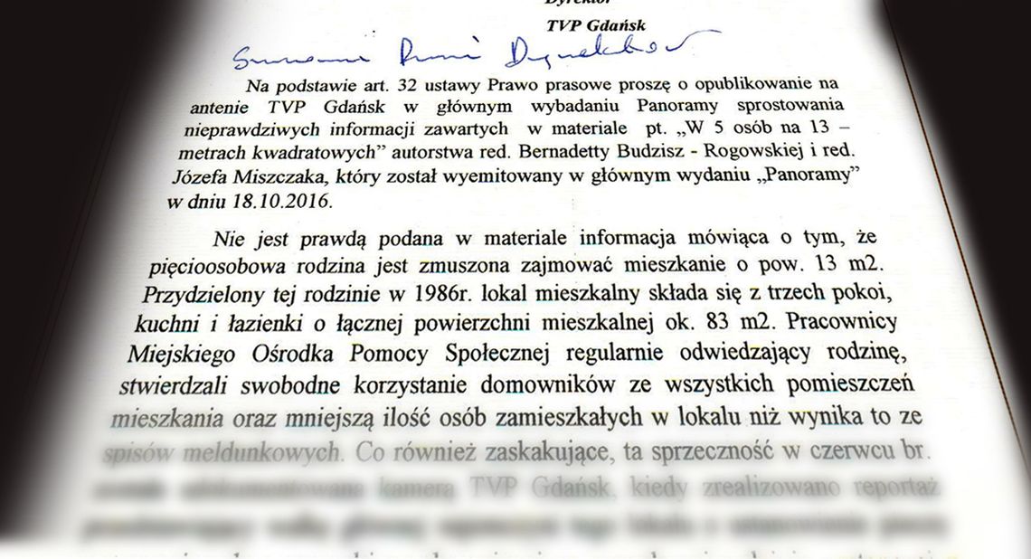 Władze Kwidzyna zarzucają TVP manipulację