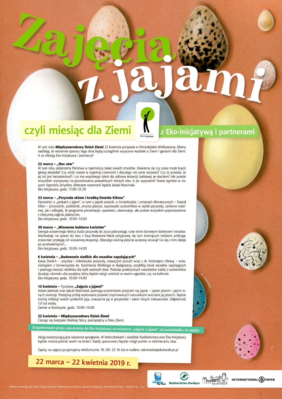 “Zajęcia z jajami” czy miesiąc dla Ziemi z Eko-Inicjatywą i partnerami